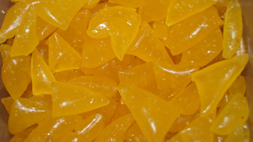 Drops med sitronsmak.