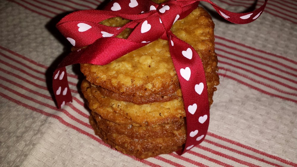 Sprø og kjempegode knekk-kaker med en smak av karamell.